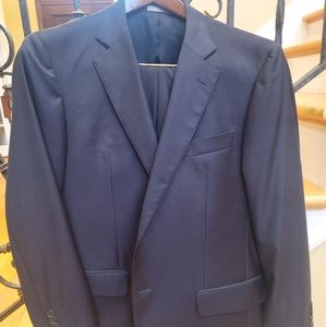 Daniel Cremieux Signature Collection Mens Suit Navy Blue (Pants + Jacket) 42R